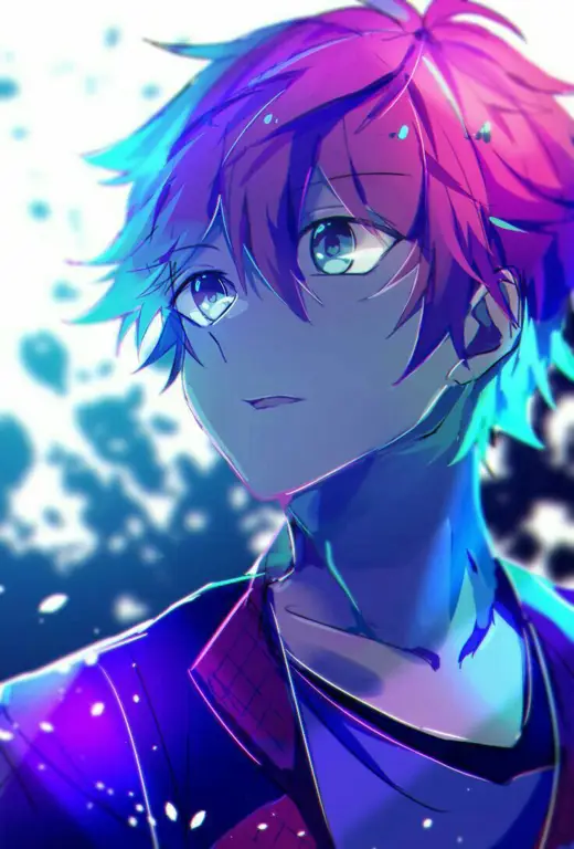 Pasangan Anime Yaoi Menggemaskan Ilustrasi pasangan anime yaoi yang menggemaskan