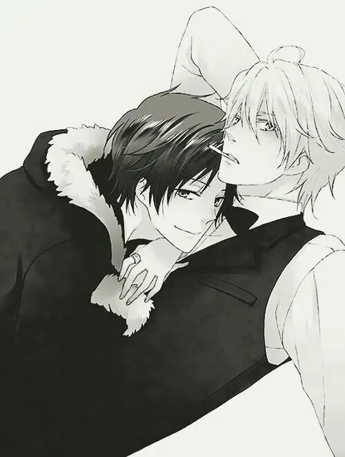 Pasangan Anime Yaoi Favorit Pasangan anime yaoi yang sedang berpelukan