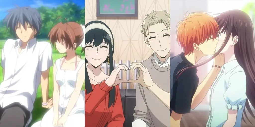 Momen pernikahan yang mengharukan dalam anime Pasangan anime yang menikah