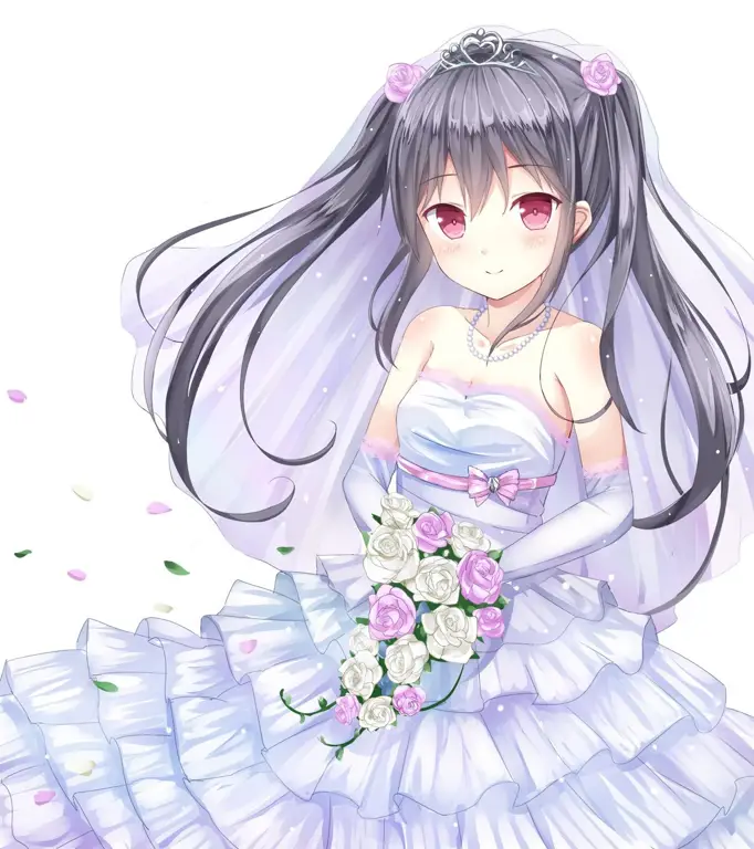 Momen pernikahan di anime yang romantis Pasangan anime yang menikah di anime