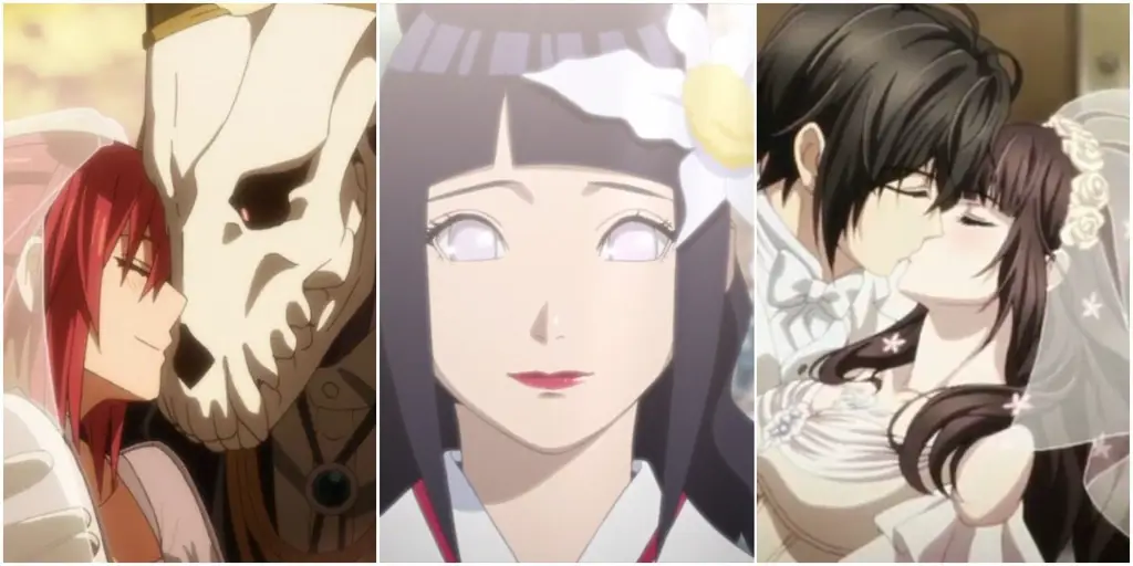 Potret pernikahan di anime Adegan pernikahan anime yang indah