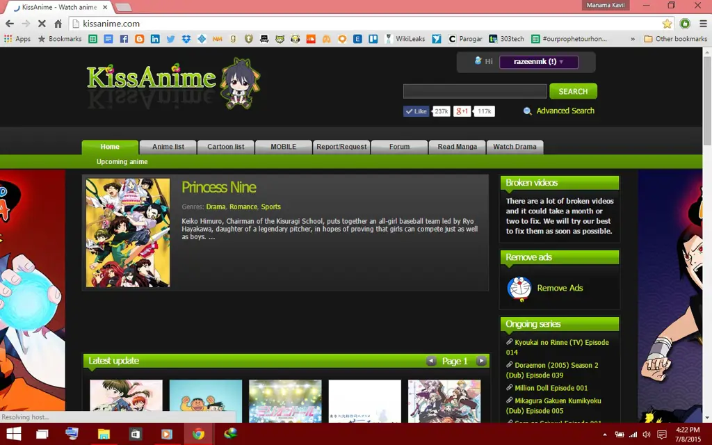 Menikmati Anime yang Sudah Tamat Menonton anime di laptop