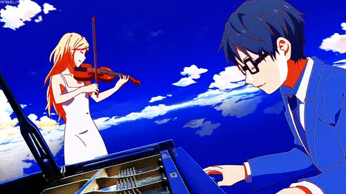 Adegan mengharukan dari anime Your Lie in April