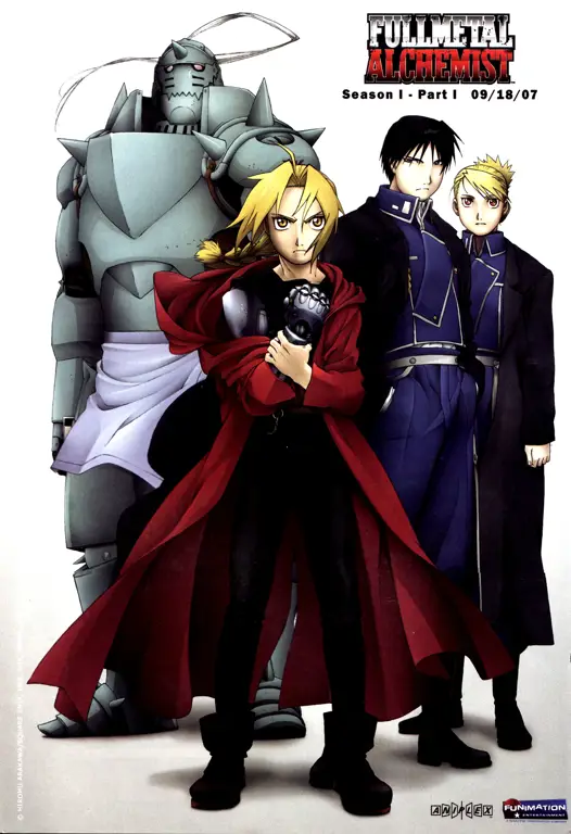 Gambar promosi anime Fullmetal Alchemist: Brotherhood