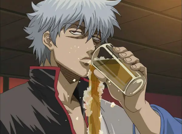 Potongan gambar dari anime Gintama