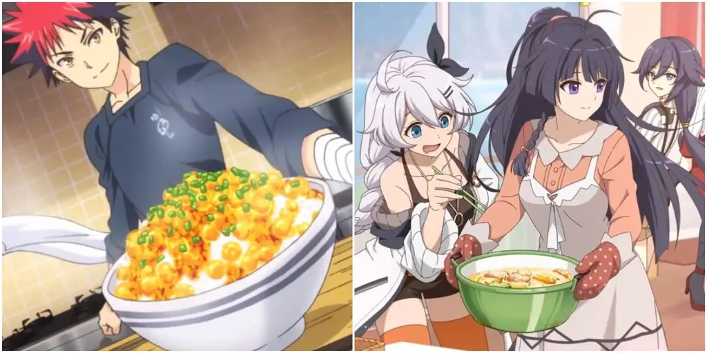 Adegan Memasak Anime Adegan memasak anime yang menarik
