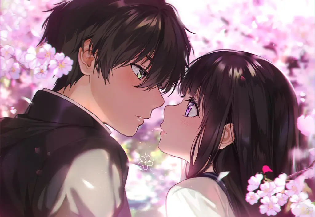 Pasangan Anime Romantis Gambar pasangan anime yang romantis