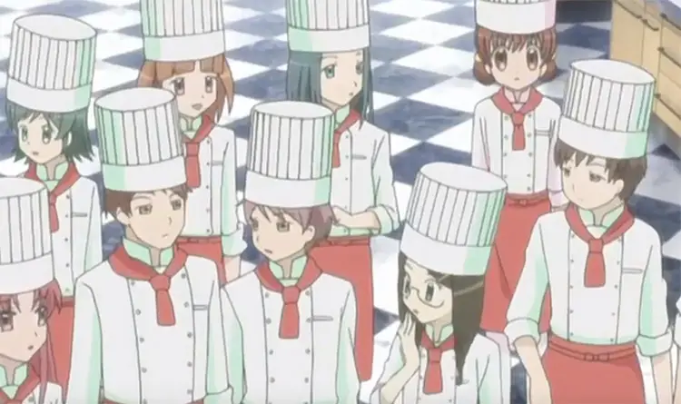Kompetisi Memasak Anime yang Seru Adegan kompetisi memasak anime yang menegangkan