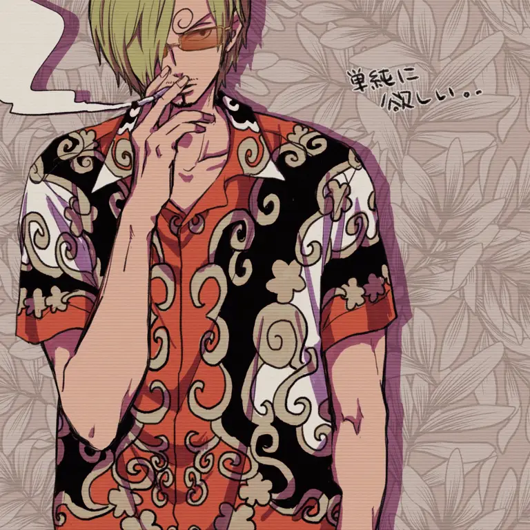 Karakter Anime Mirip Sanji Gambar karakter anime yang mirip Sanji dari One Piece