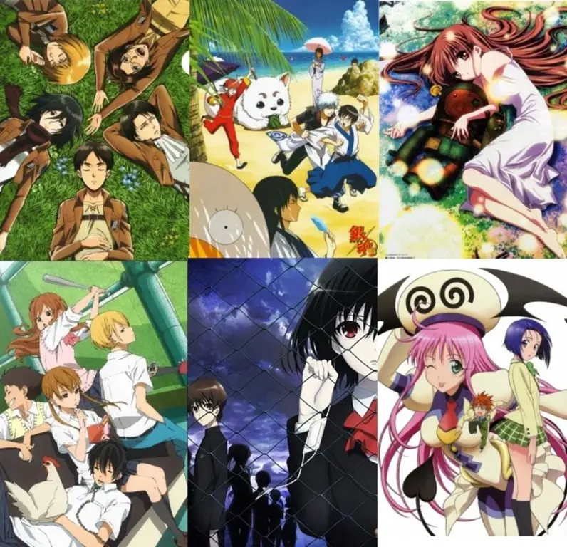Berbagai Genre Anime Gambar berbagai genre anime