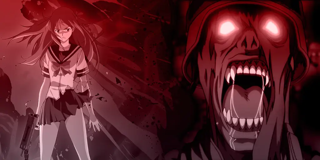 Ilustrasi karakter zombie dalam anime yang menakutkan Karakter-karakter zombie anime yang menyeramkan