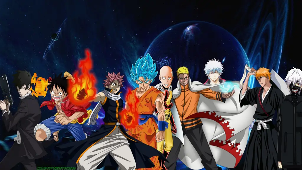 Berbagai Karakter Anime Favorit Gambar berbagai karakter anime