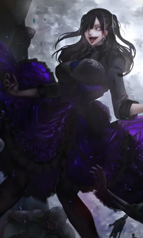 Anime Zombie Kualitas Tinggi Ilustrasi anime zombie berkualitas tinggi