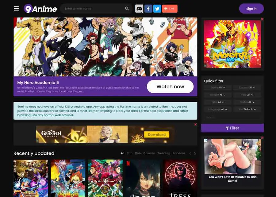 Cari Situs Anime yang Bagus? Inilah Rekomendasinya!