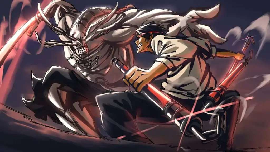 Pertarungan Spektakuler di Dunia Lain Adegan pertarungan epik dalam anime isekai
